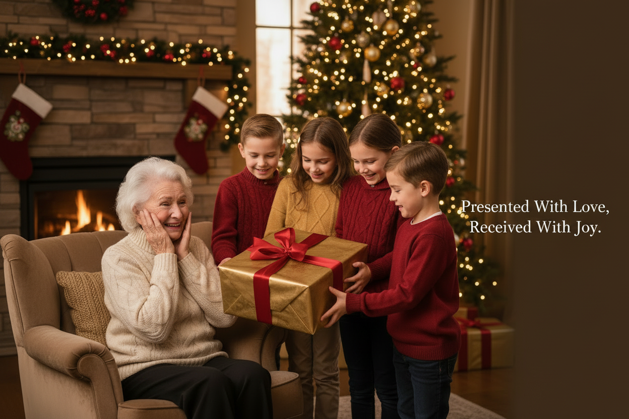 Grandmother - Warm Happy Tears with Tagline